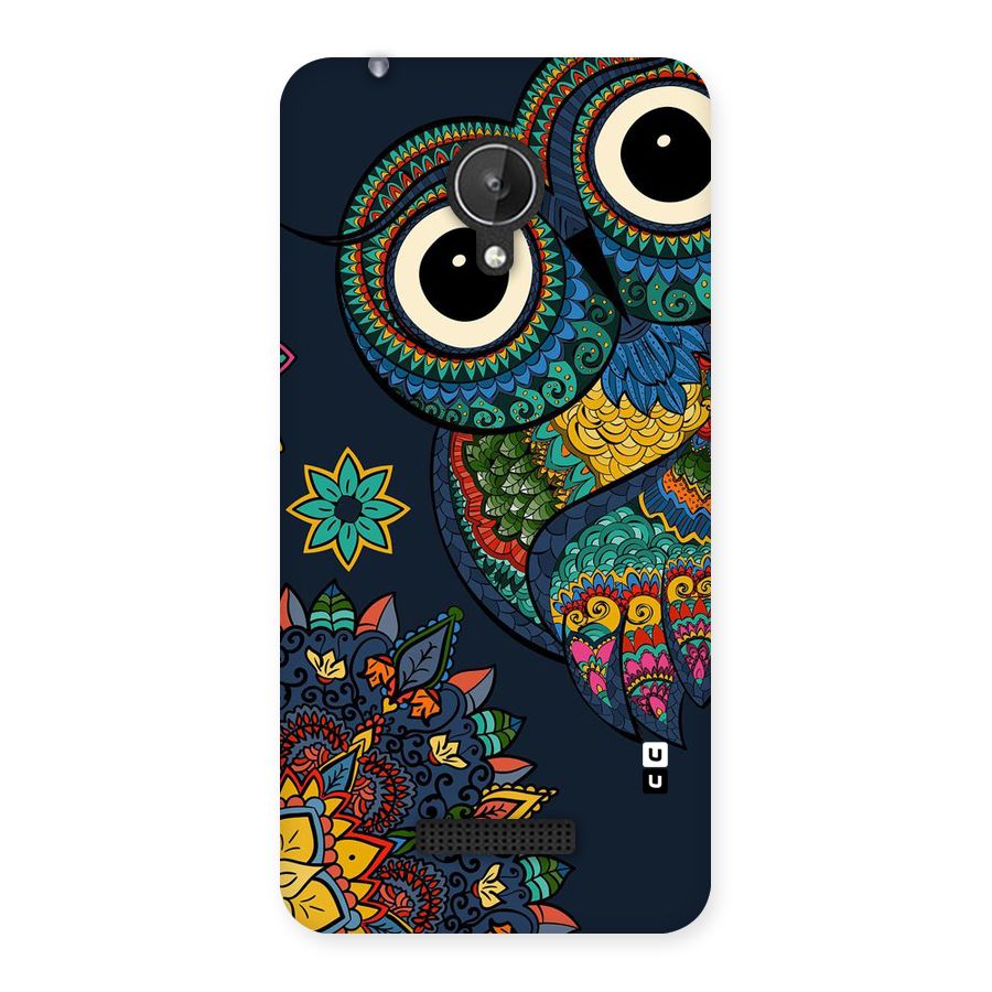 Owl Eyes Back Case for Micromax Canvas Spark Q380