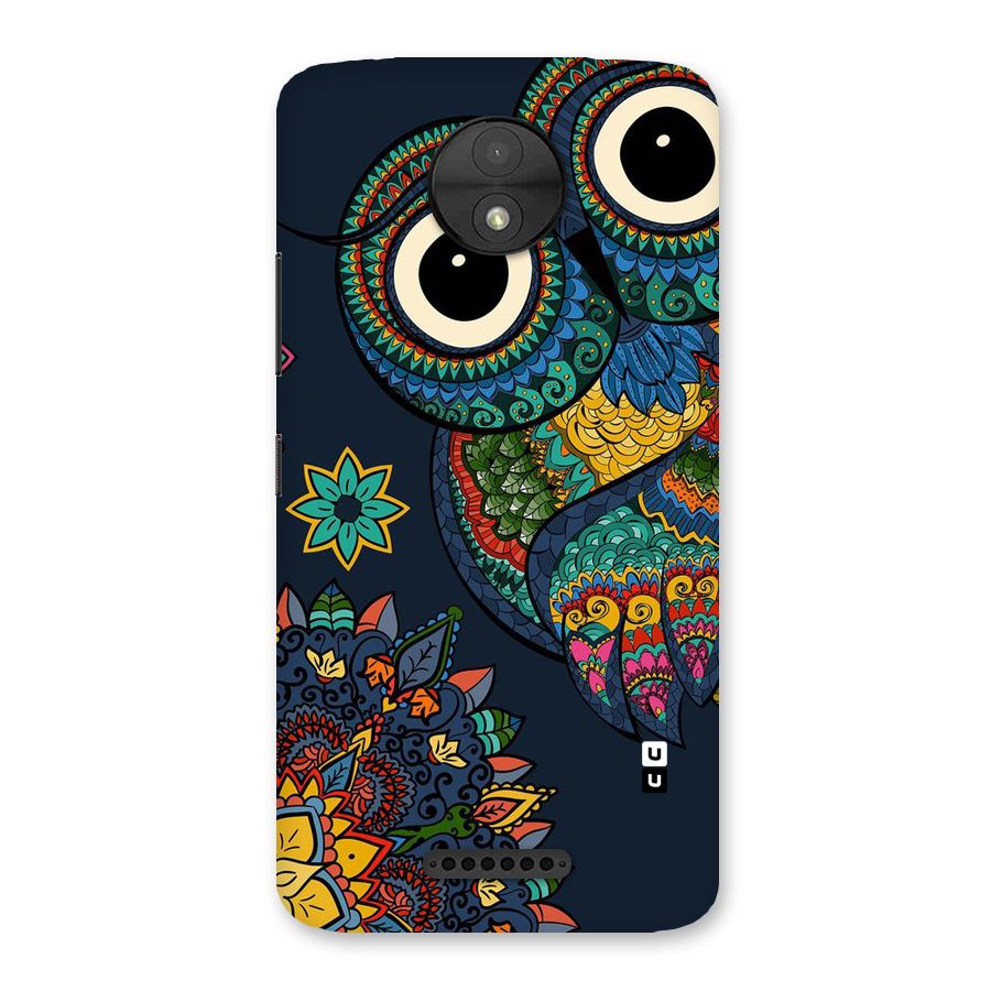 Owl Eyes Back Case for Moto C