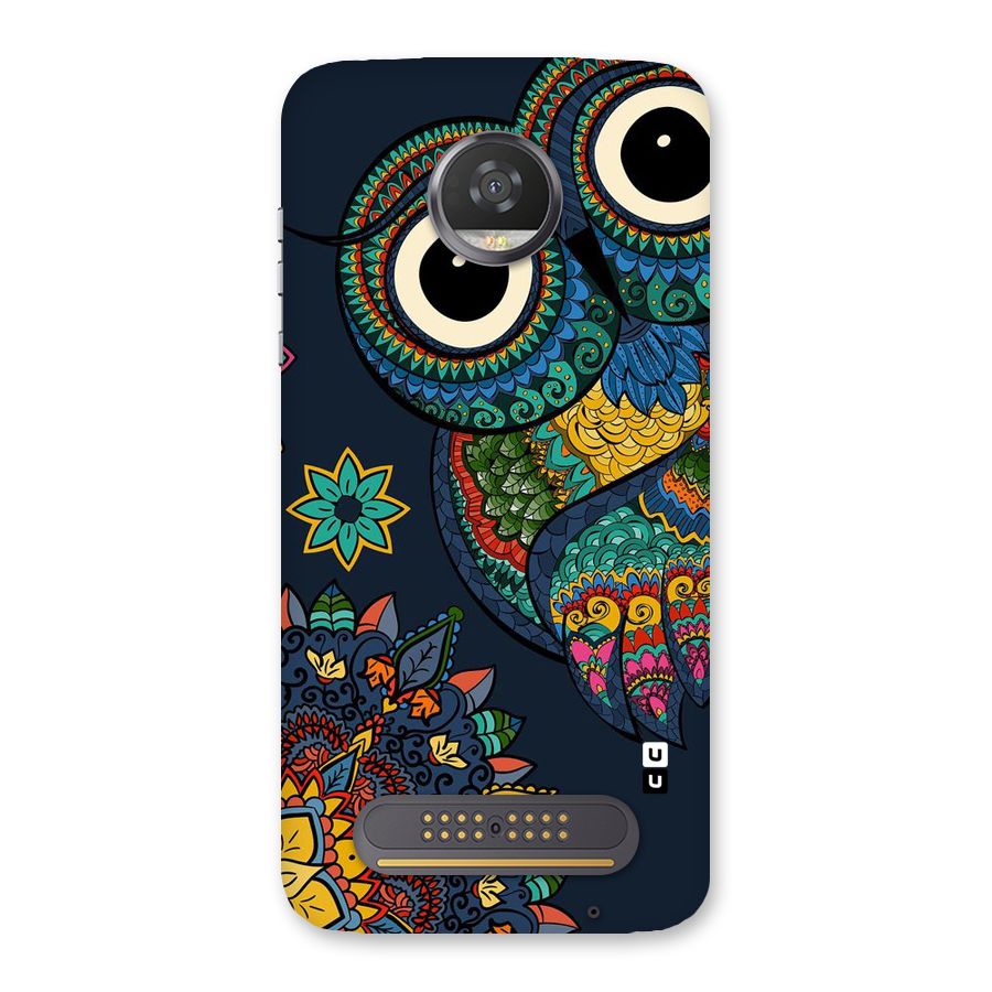 Owl Eyes Back Case for Moto Z2 Play