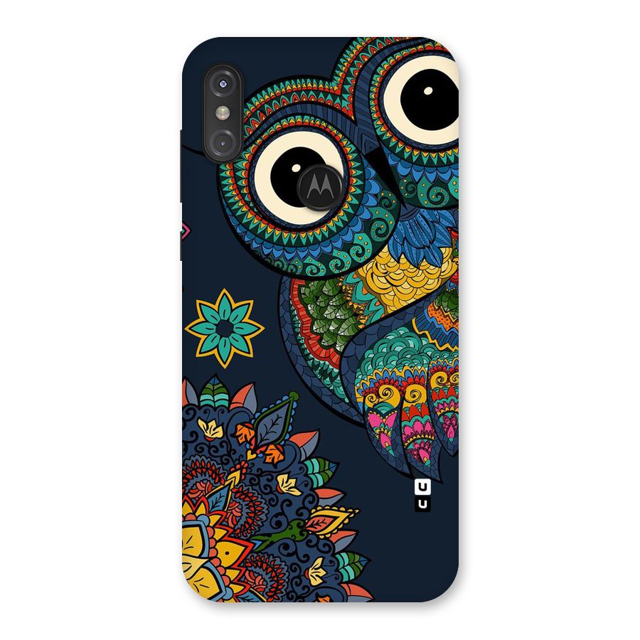 Owl Eyes Back Case for Motorola One Power
