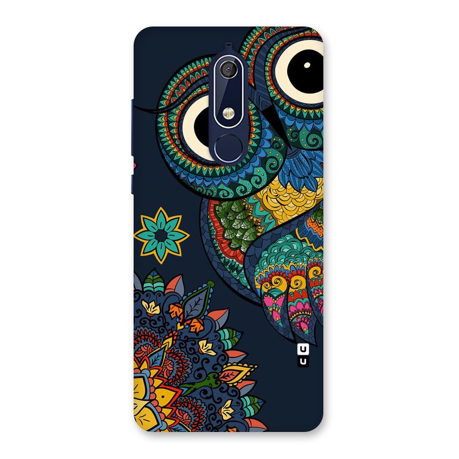 Owl Eyes Back Case for Nokia 5.1