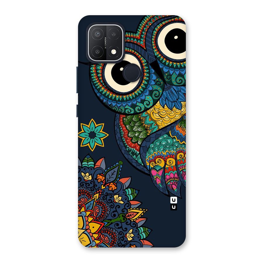 Owl Eyes Back Case for Oppo A15s