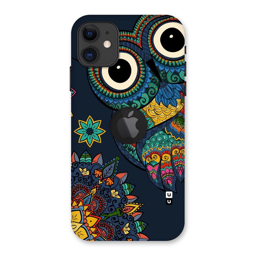 Owl Eyes Back Case for iPhone 11 Logo Cut