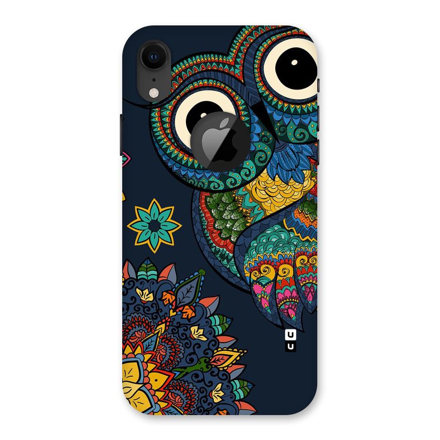 Owl Eyes Back Case for iPhone XR Logo Cut