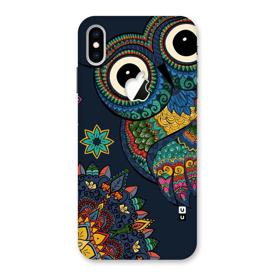 Owl Eyes Back Case for iPhone XS Max Apple Cut