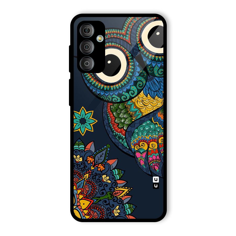 Owl Eyes Glass Back Case for Galaxy F23