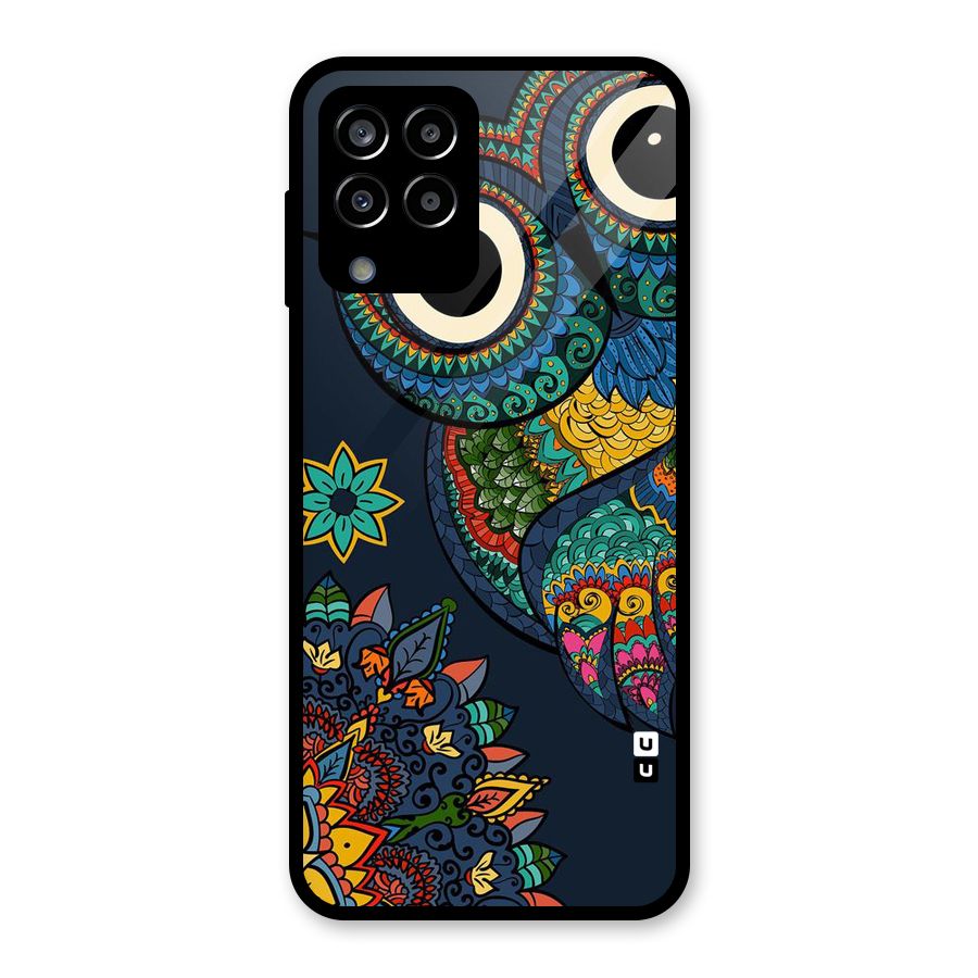 Owl Eyes Glass Back Case for Galaxy M33