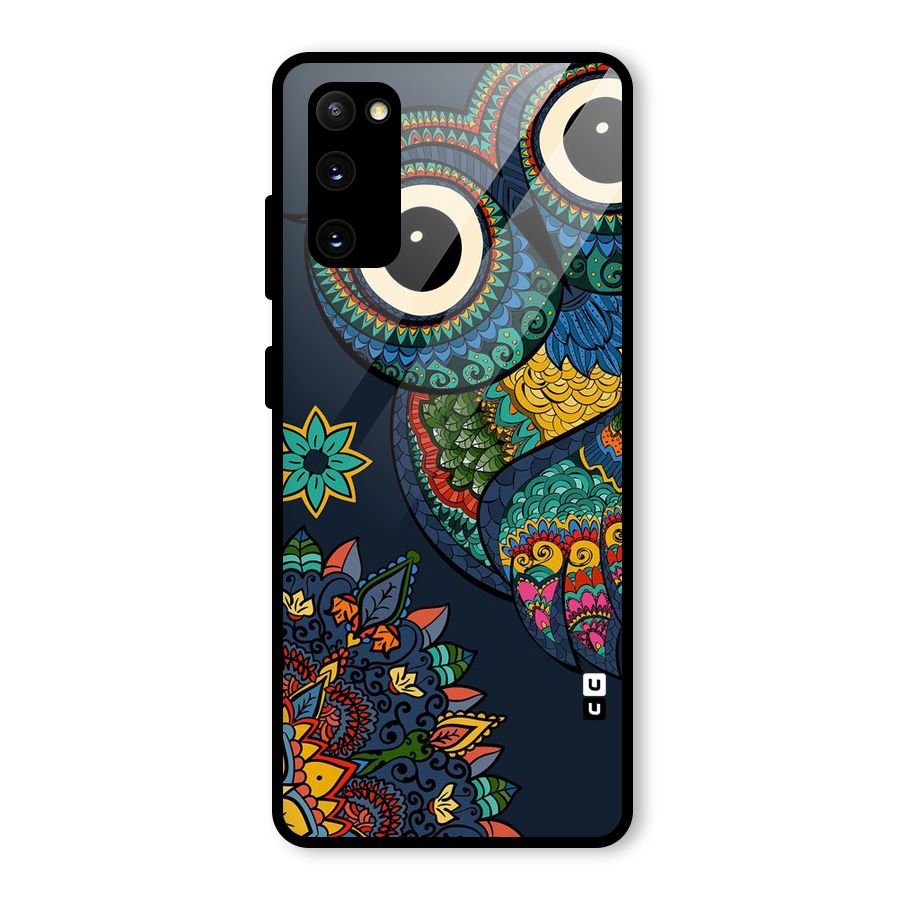 Owl Eyes Glass Back Case for Galaxy S20 FE 5G