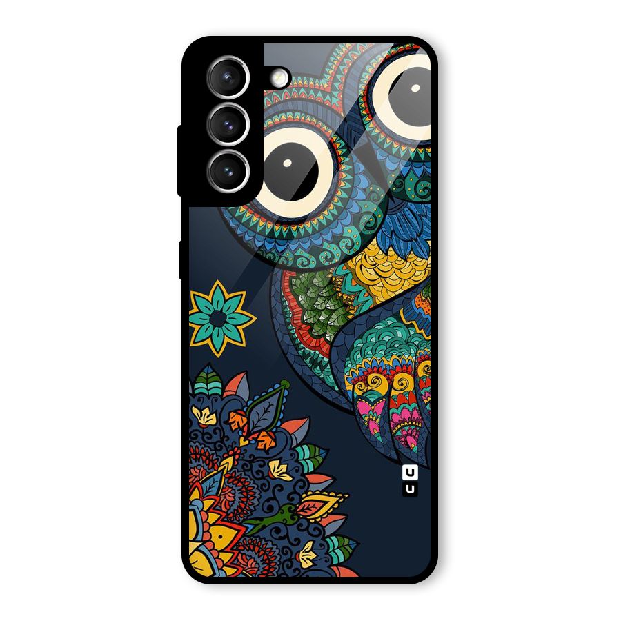 Owl Eyes Glass Back Case for Galaxy S21 5G