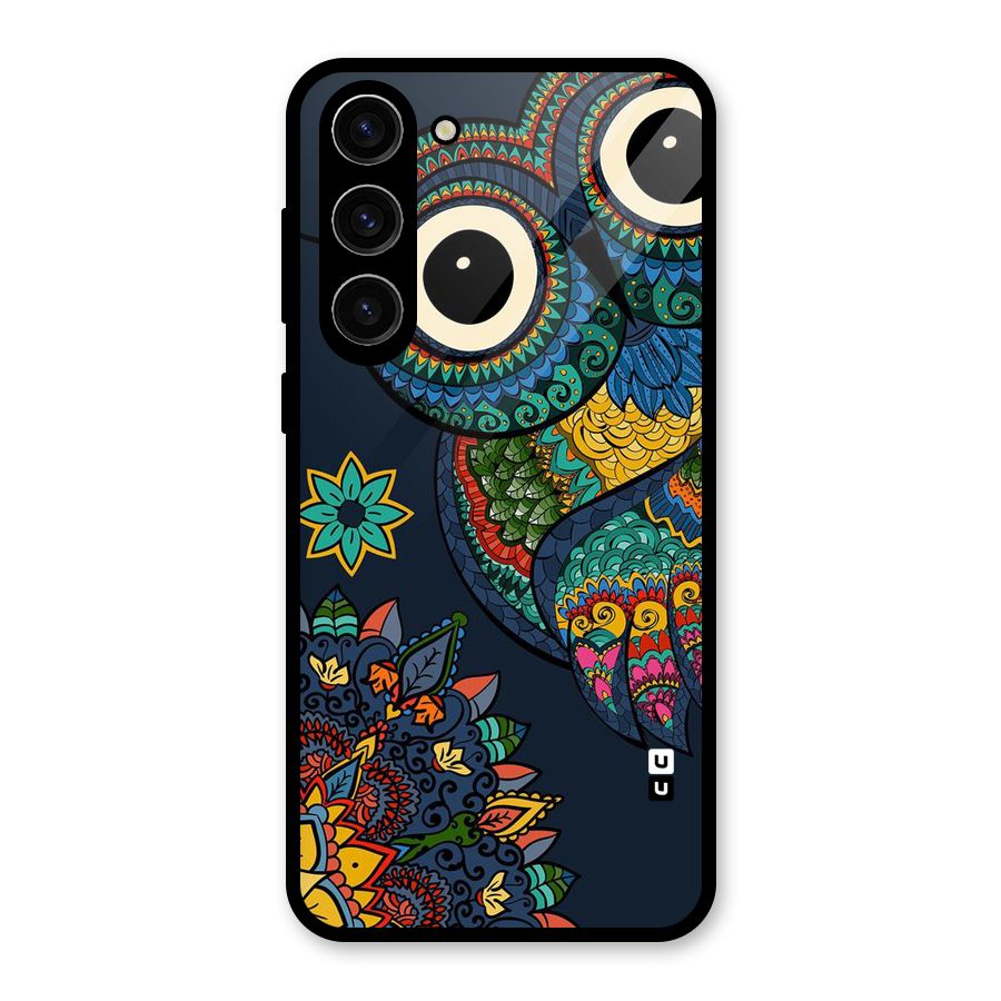Owl Eyes Glass Back Case for Galaxy S23 Plus