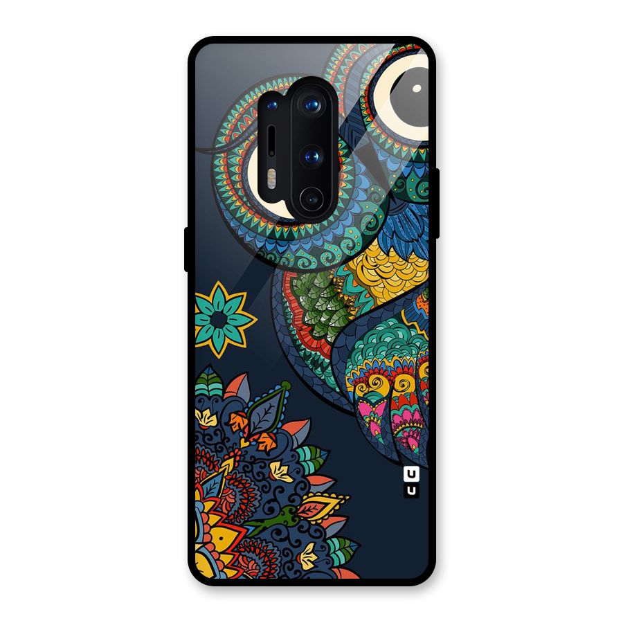 Owl Eyes Glass Back Case for OnePlus 8 Pro