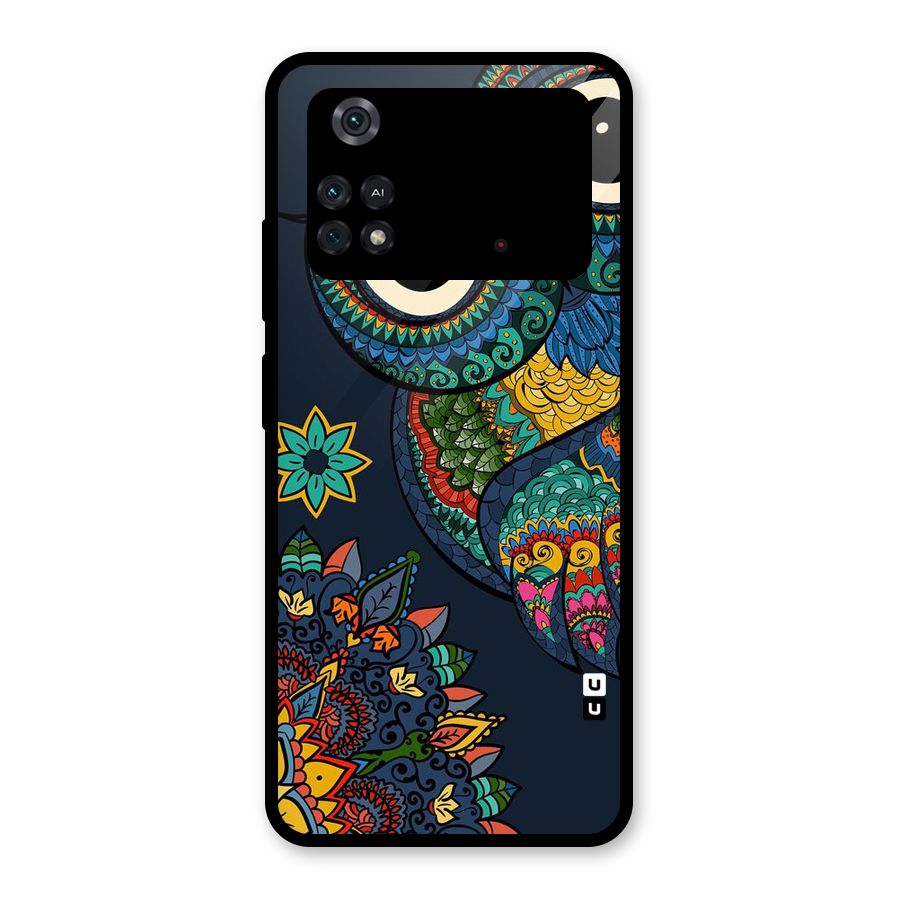 Owl Eyes Glass Back Case for Poco M4 Pro 4G