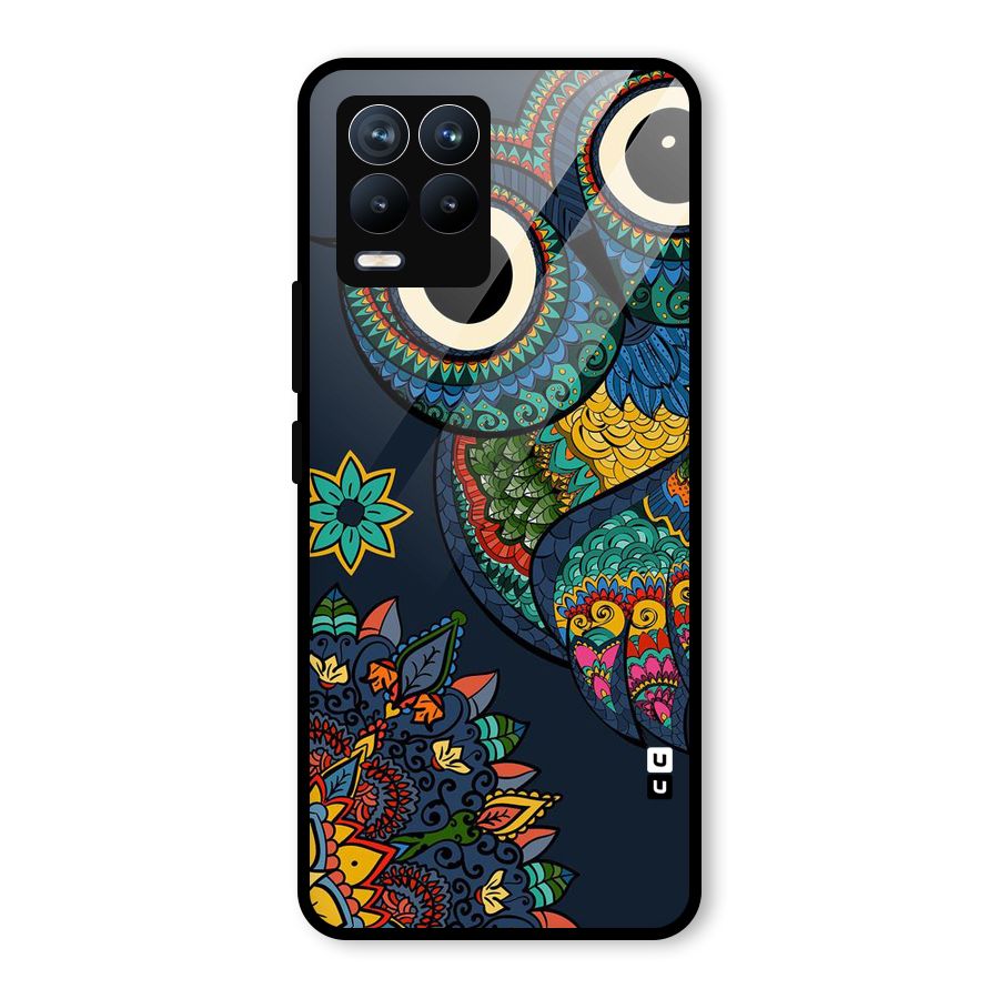 Owl Eyes Glass Back Case for Realme 8
