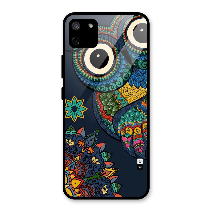 Owl Eyes Glass Back Case for Realme C11