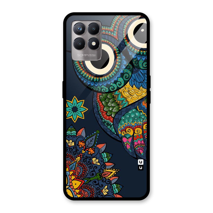 Owl Eyes Glass Back Case for Realme Narzo 50