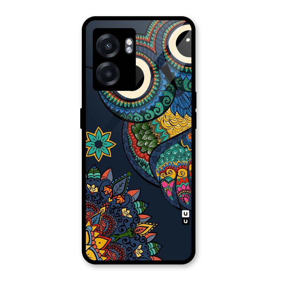 Owl Eyes Glass Back Case for Realme Narzo 50 5G