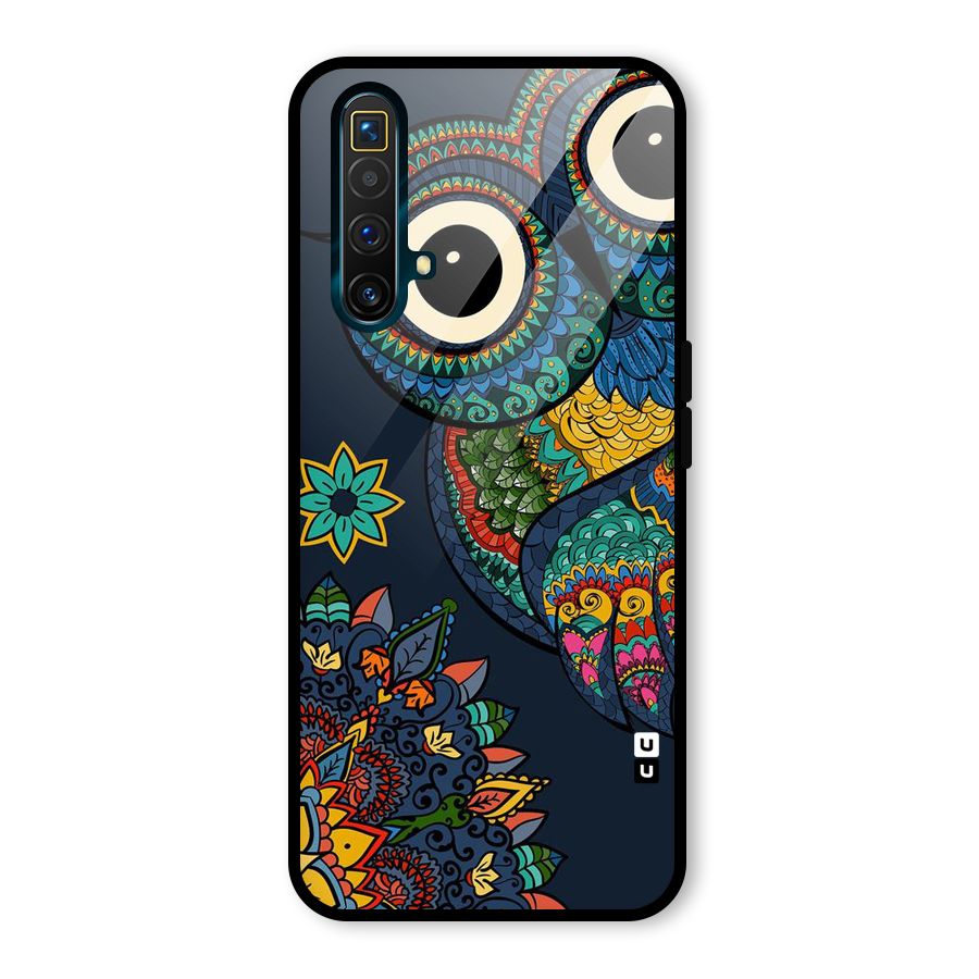 Owl Eyes Glass Back Case for Realme X3 SuperZoom