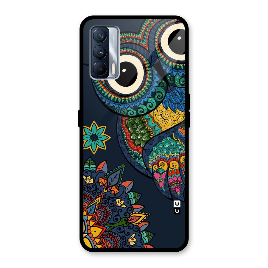 Owl Eyes Glass Back Case for Realme X7