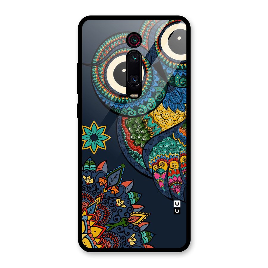 Owl Eyes Glass Back Case for Redmi K20