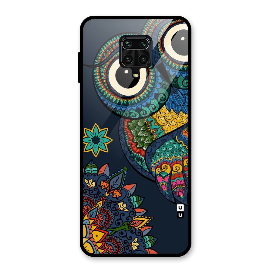 Owl Eyes Glass Back Case for Redmi Note 10 Lite