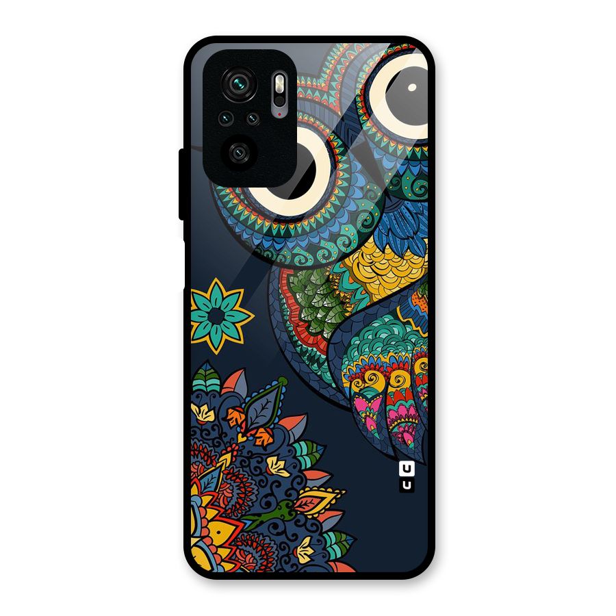 Owl Eyes Glass Back Case for Redmi Note 11 SE