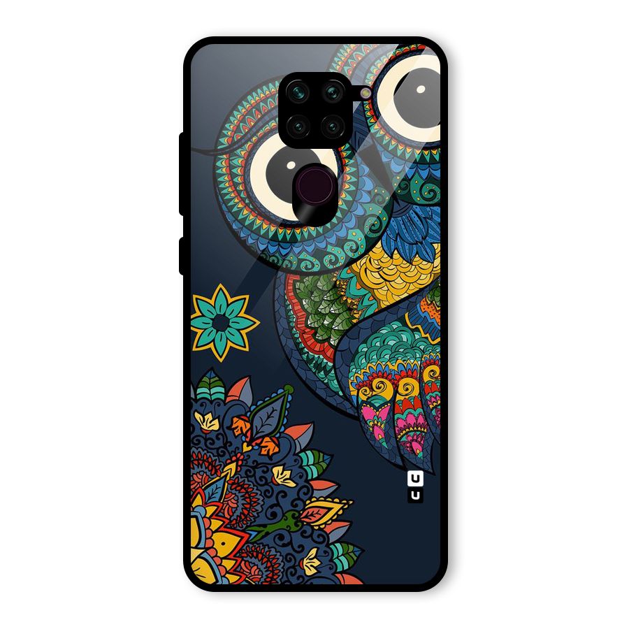 Owl Eyes Glass Back Case for Redmi Note 9