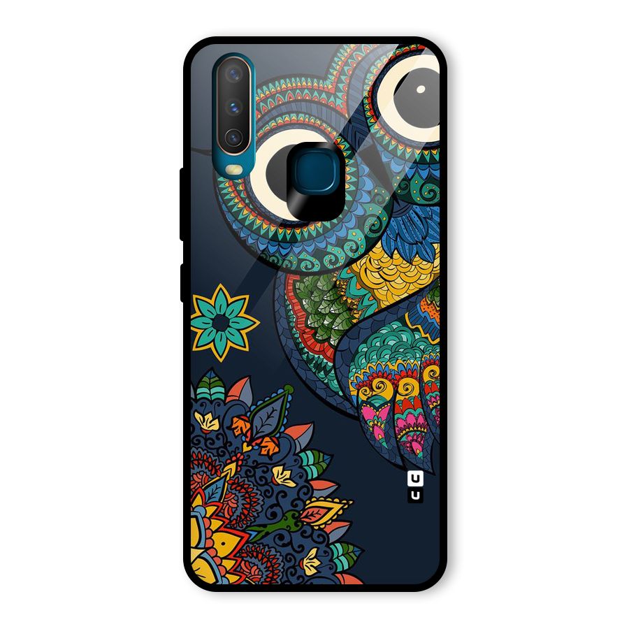 Owl Eyes Glass Back Case for Vivo U10
