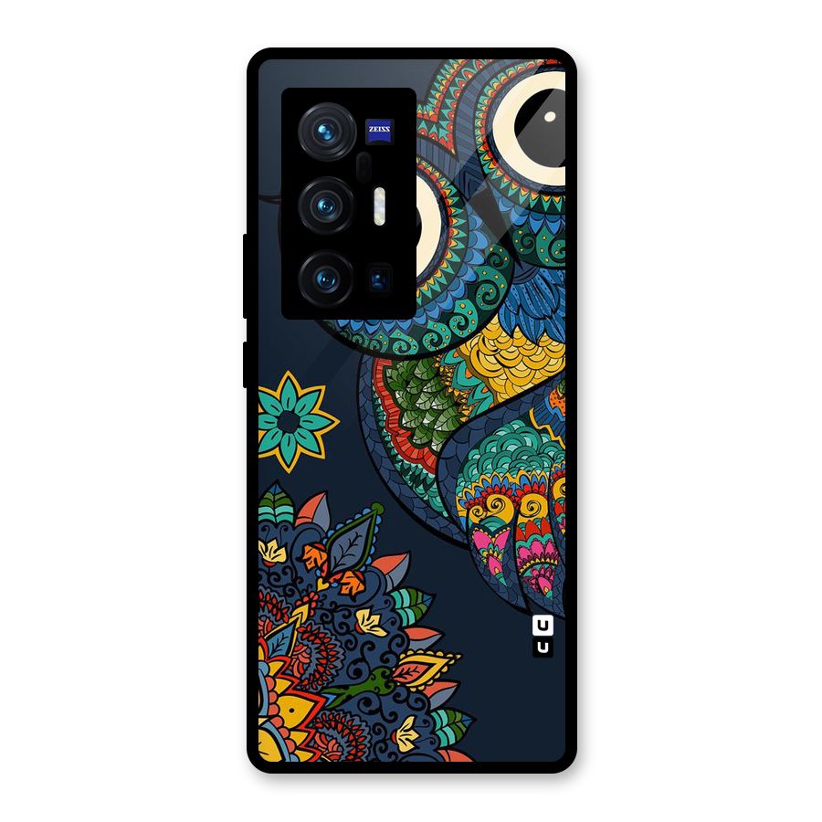 Owl Eyes Glass Back Case for Vivo X70 Pro Plus