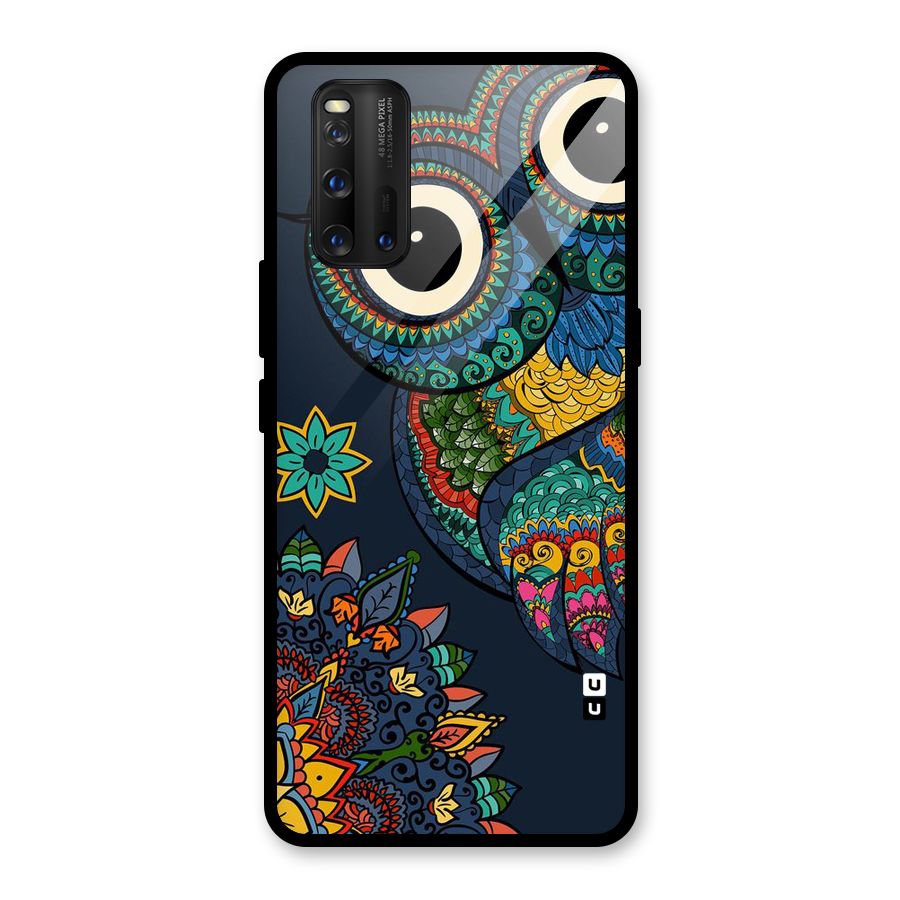 Owl Eyes Glass Back Case for Vivo iQOO 3