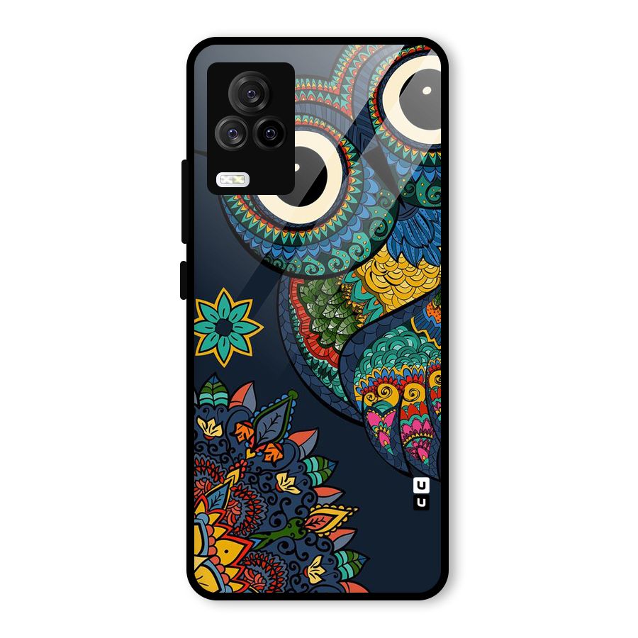 Owl Eyes Glass Back Case for Vivo iQOO 7 Legend 5G