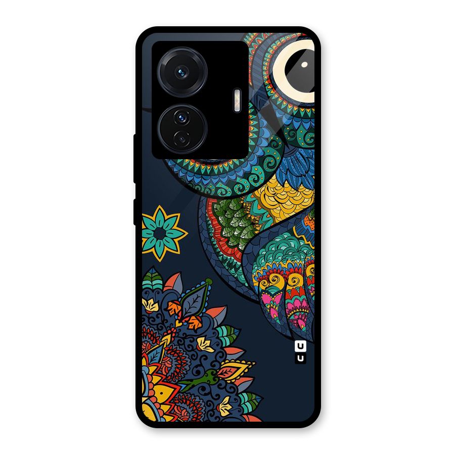 Owl Eyes Glass Back Case for Vivo iQOO Z6 Pro