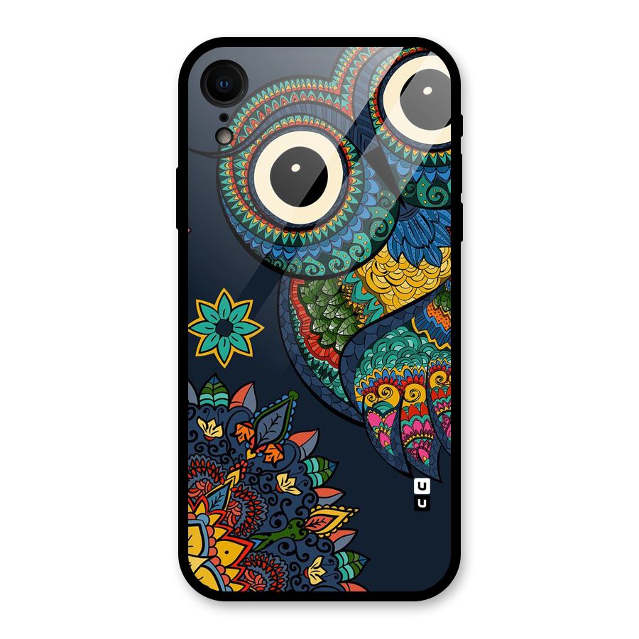 Owl Eyes Glass Back Case for XR