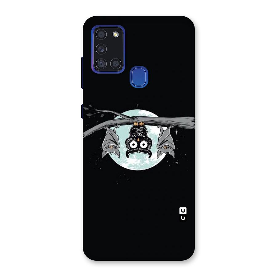 Owl Hanging Back Case for Galaxy A21s