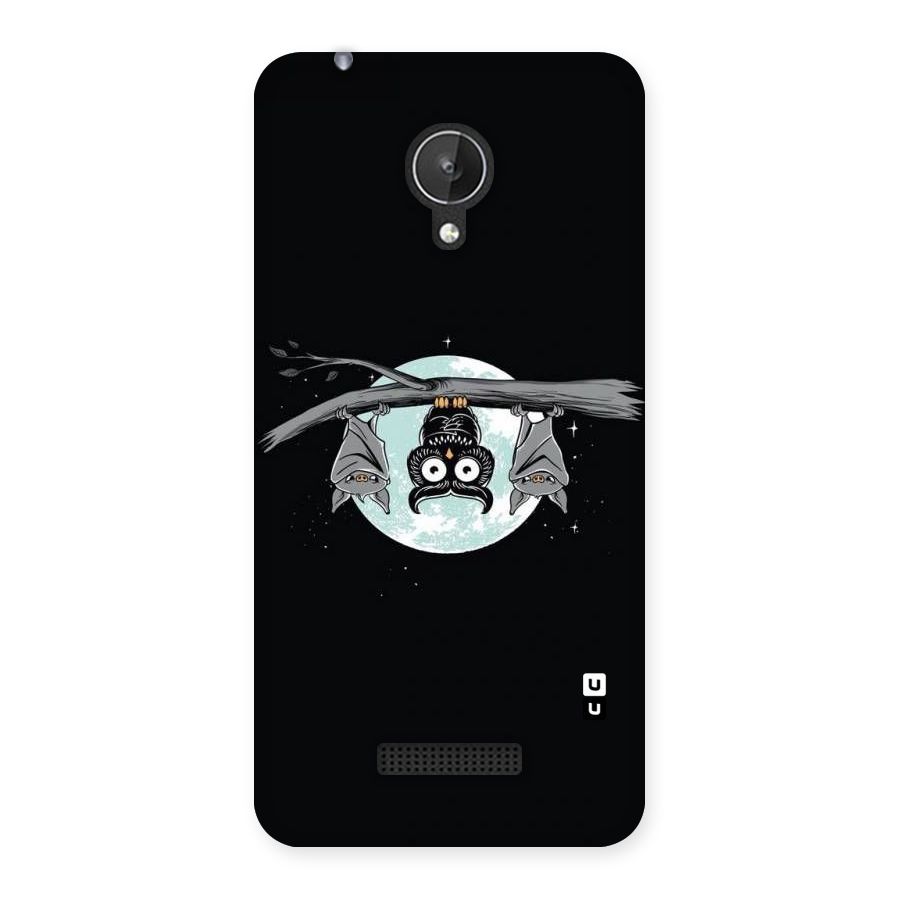 Owl Hanging Back Case for Micromax Canvas Spark Q380