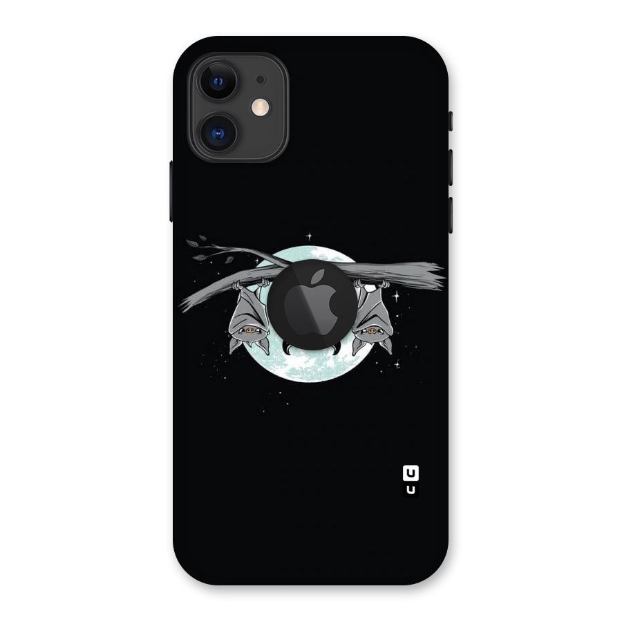 Owl Hanging Back Case for iPhone 11 Logo Cut