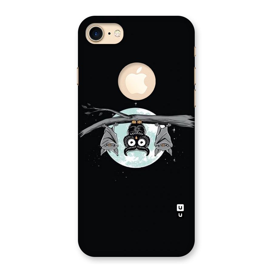 Owl Hanging Back Case for iPhone 7 Logo Cut