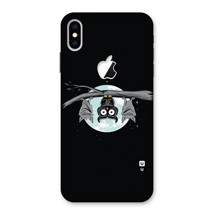 Owl Hanging Back Case for iPhone XS Max Apple Cut