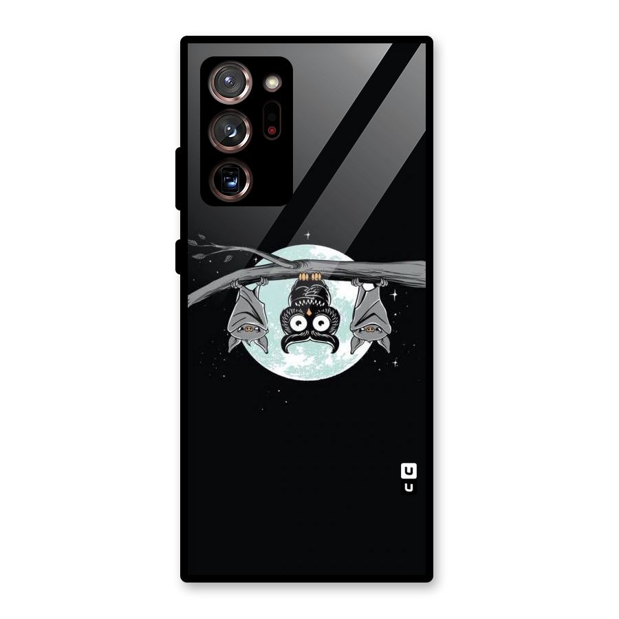 Owl Hanging Glass Back Case for Galaxy Note 20 Ultra