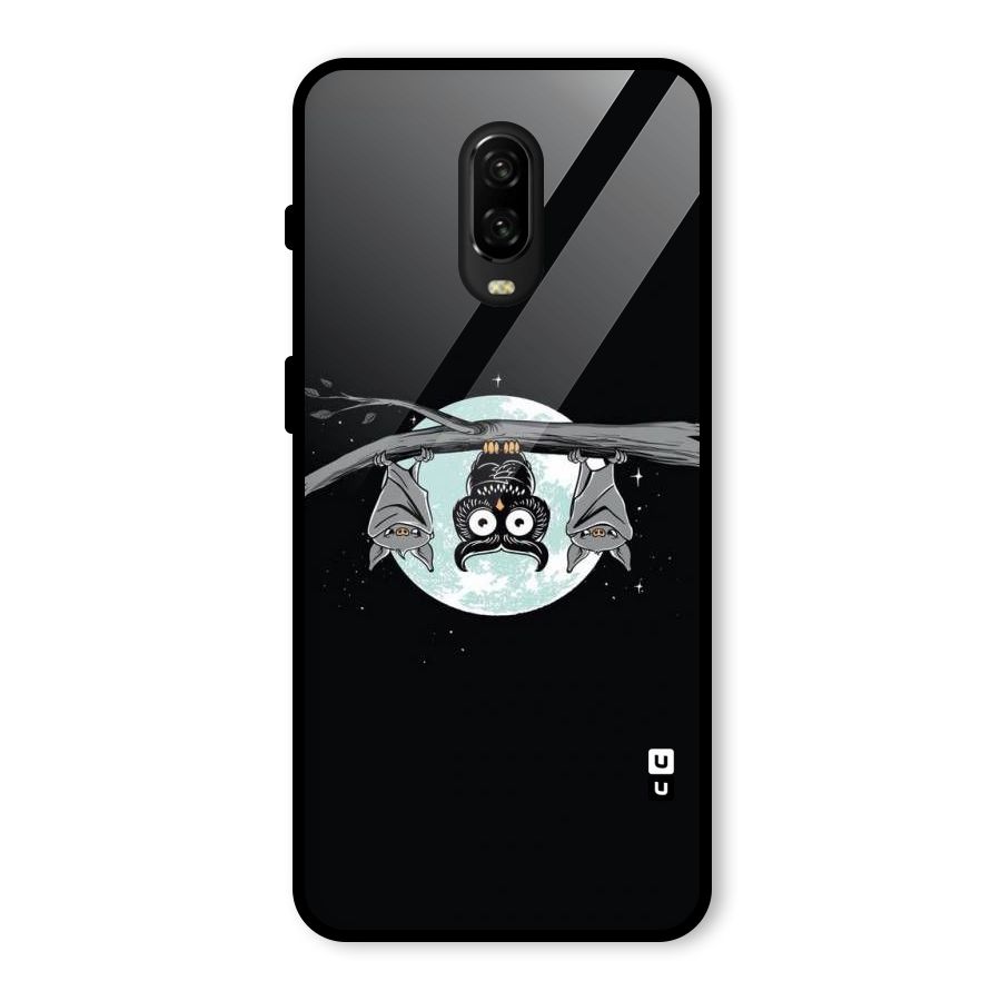 Owl Hanging Glass Back Case for OnePlus 6T