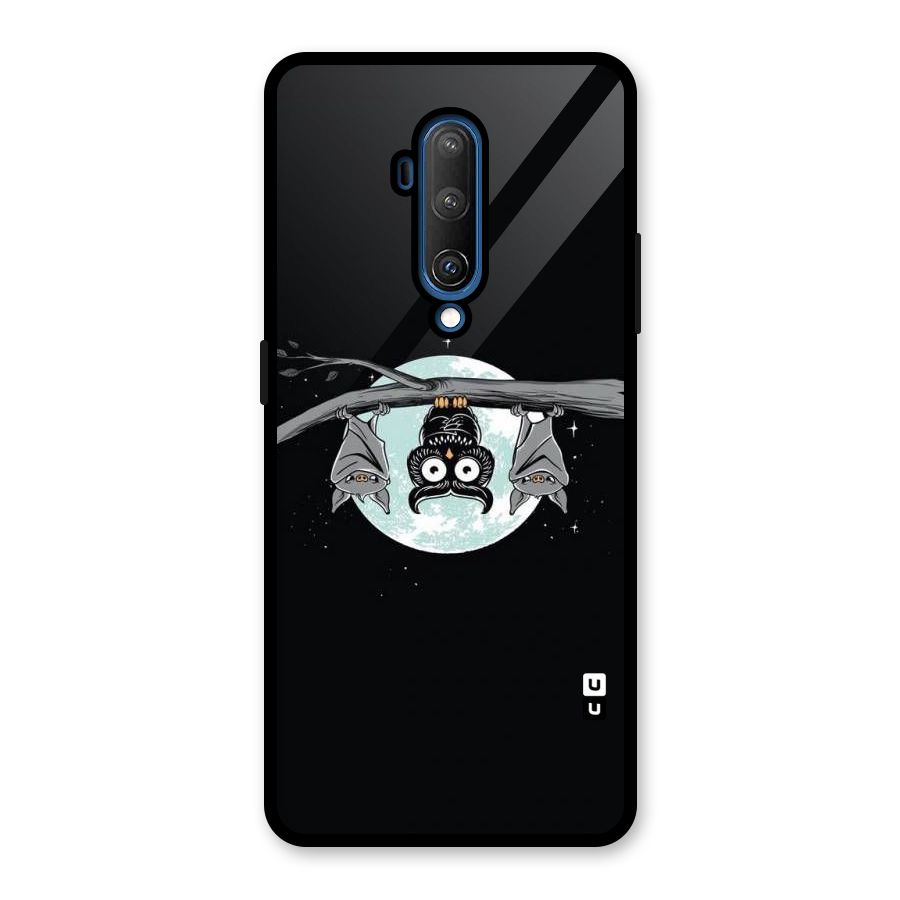 Owl Hanging Glass Back Case for OnePlus 7T Pro