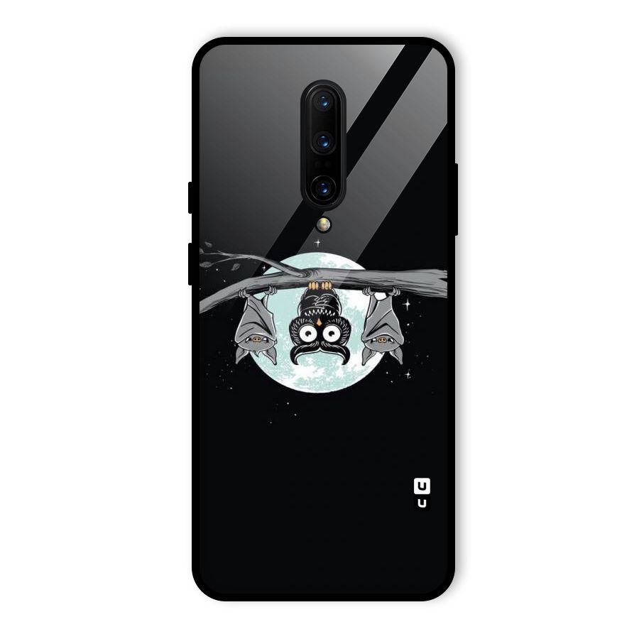 Owl Hanging Glass Back Case for OnePlus 7 Pro