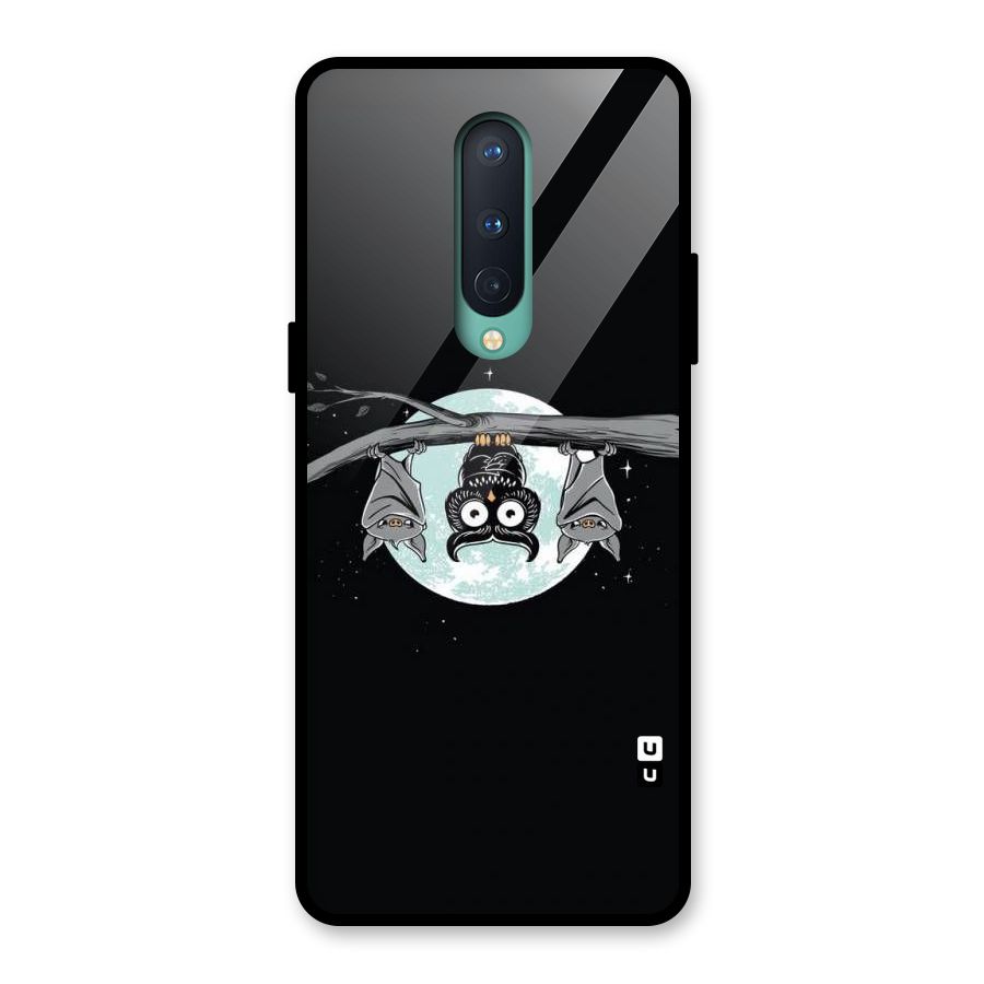 Owl Hanging Glass Back Case for OnePlus 8