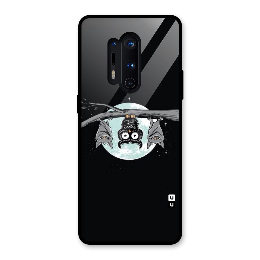 Owl Hanging Glass Back Case for OnePlus 8 Pro