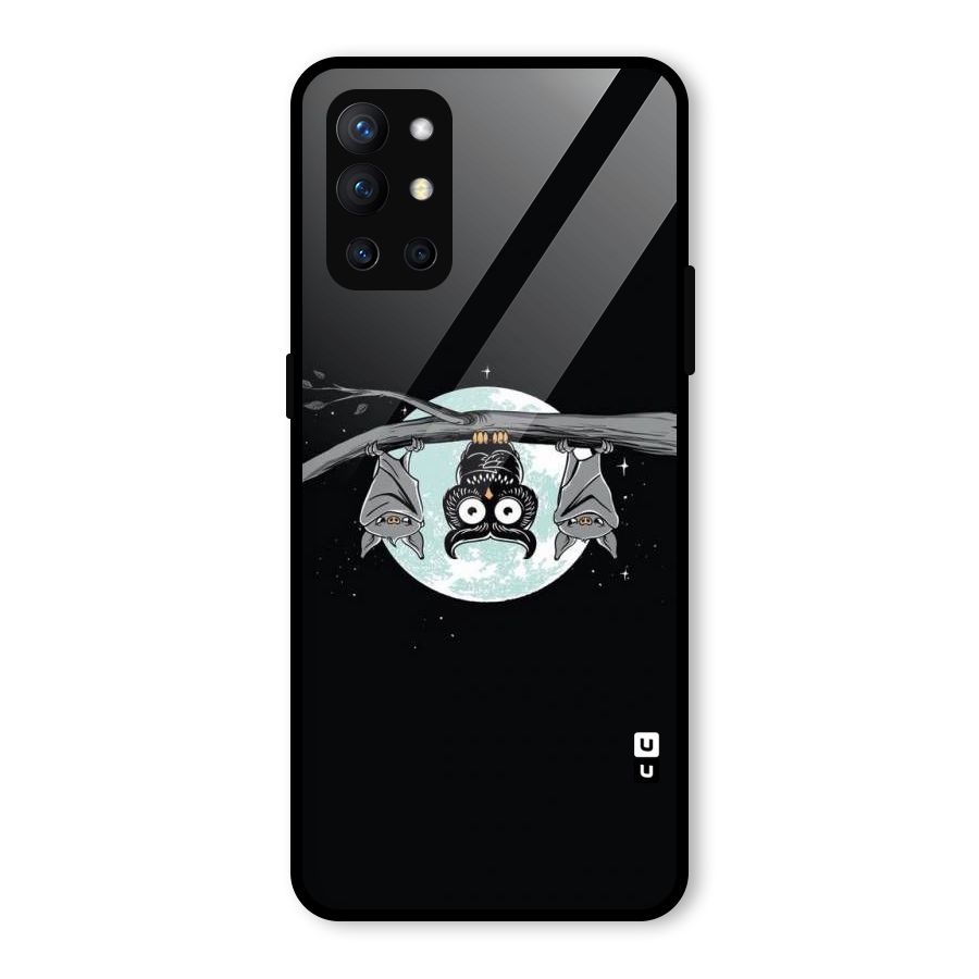 Owl Hanging Glass Back Case for OnePlus 9R