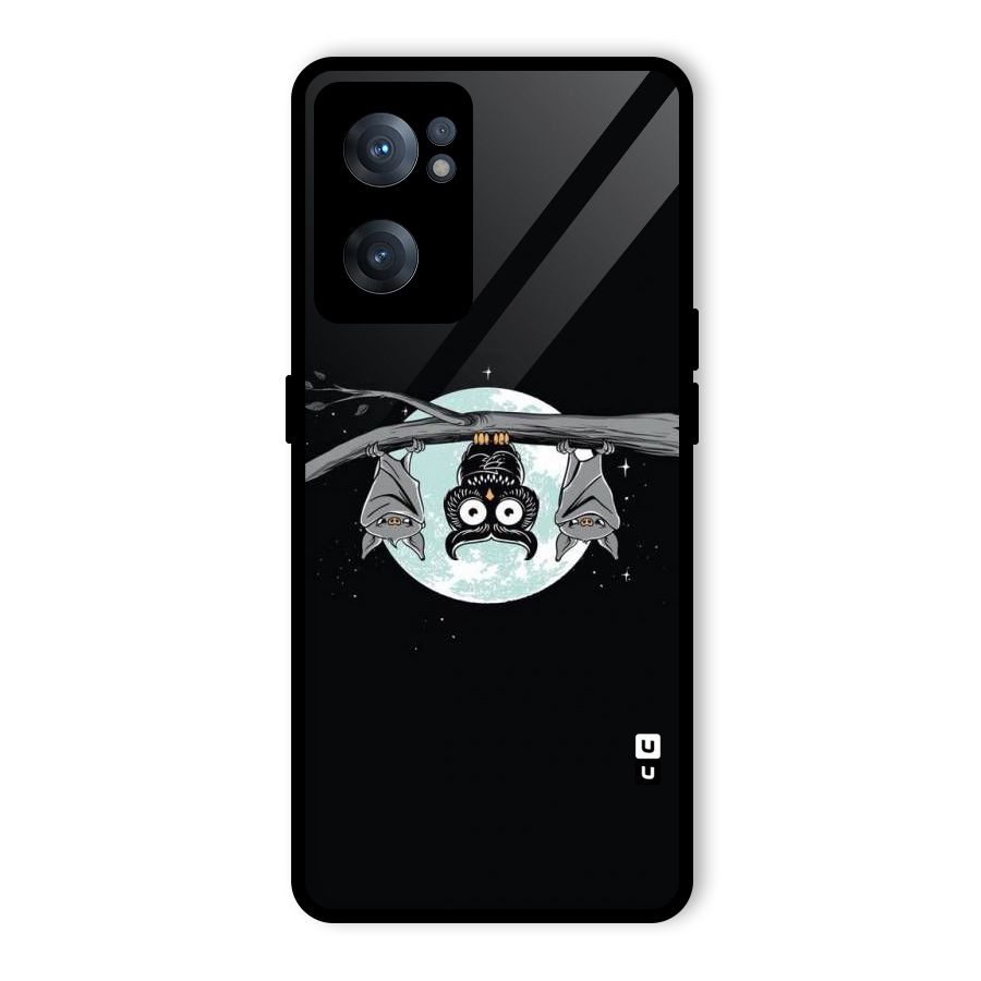 Owl Hanging Glass Back Case for OnePlus Nord CE 2 5G