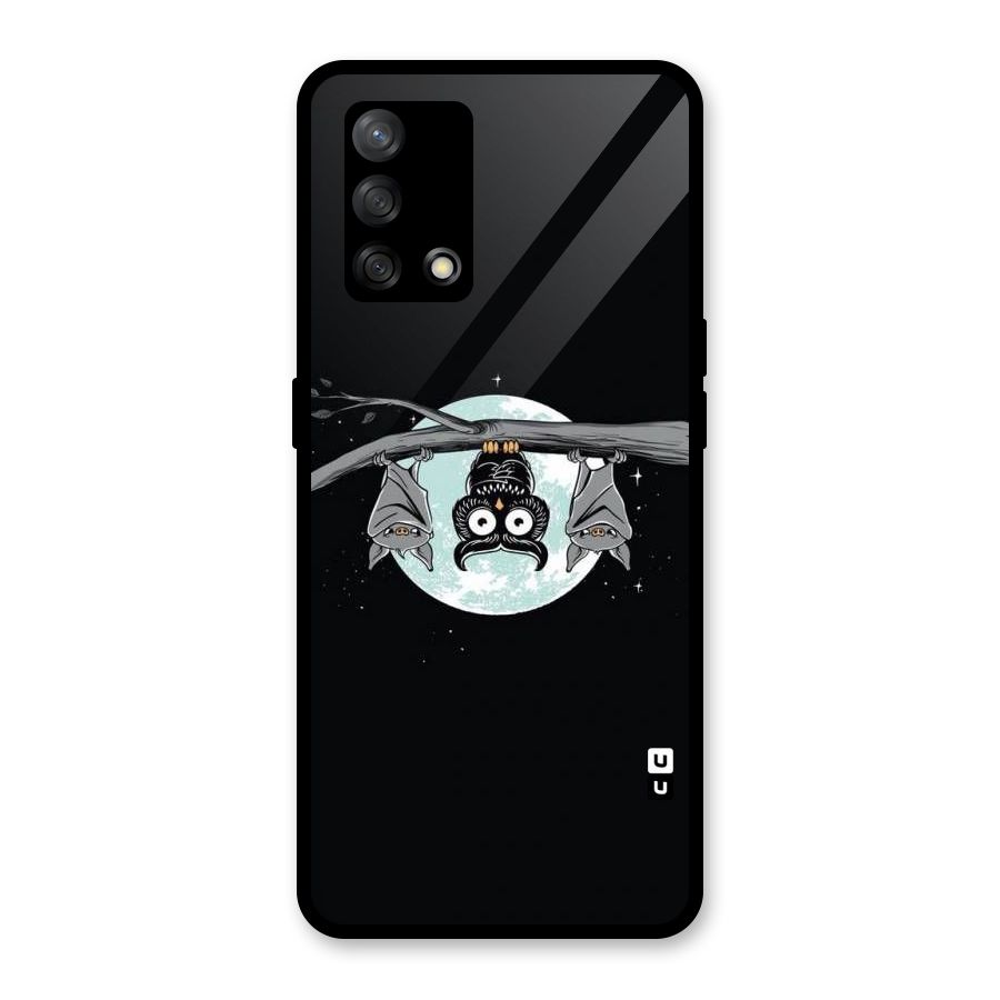 Owl Hanging Glass Back Case for Oppo F19