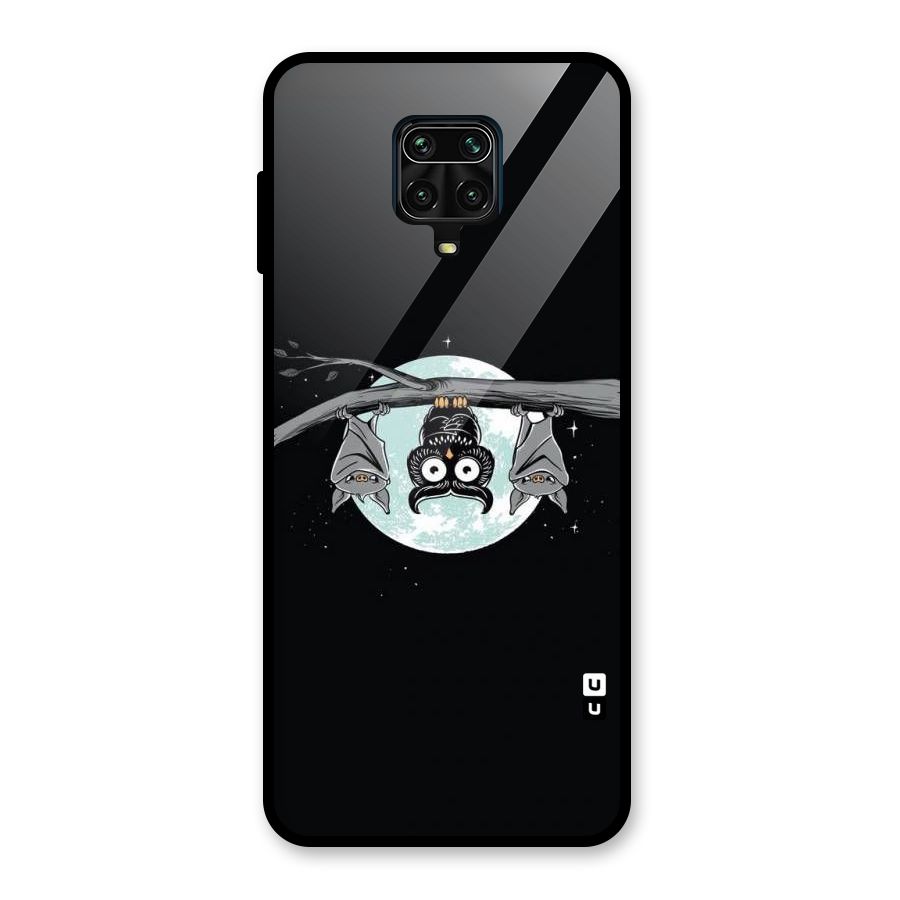 Owl Hanging Glass Back Case for Poco M2 Pro