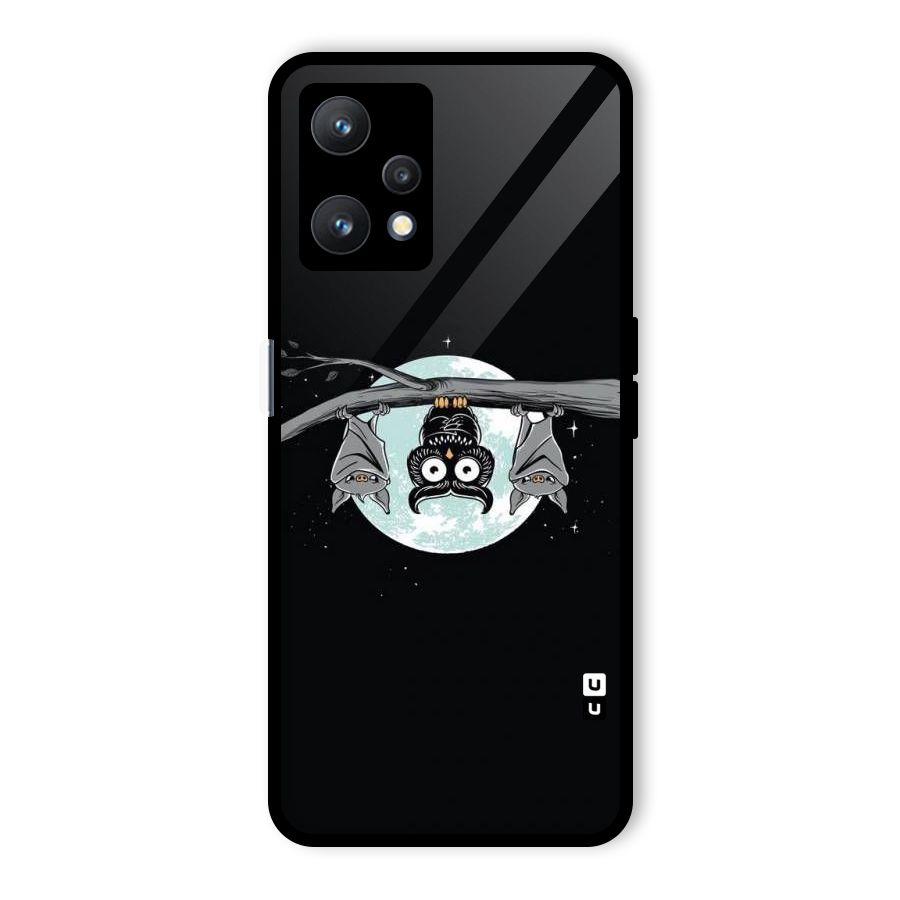 Owl Hanging Glass Back Case for Realme 9 Pro 5G