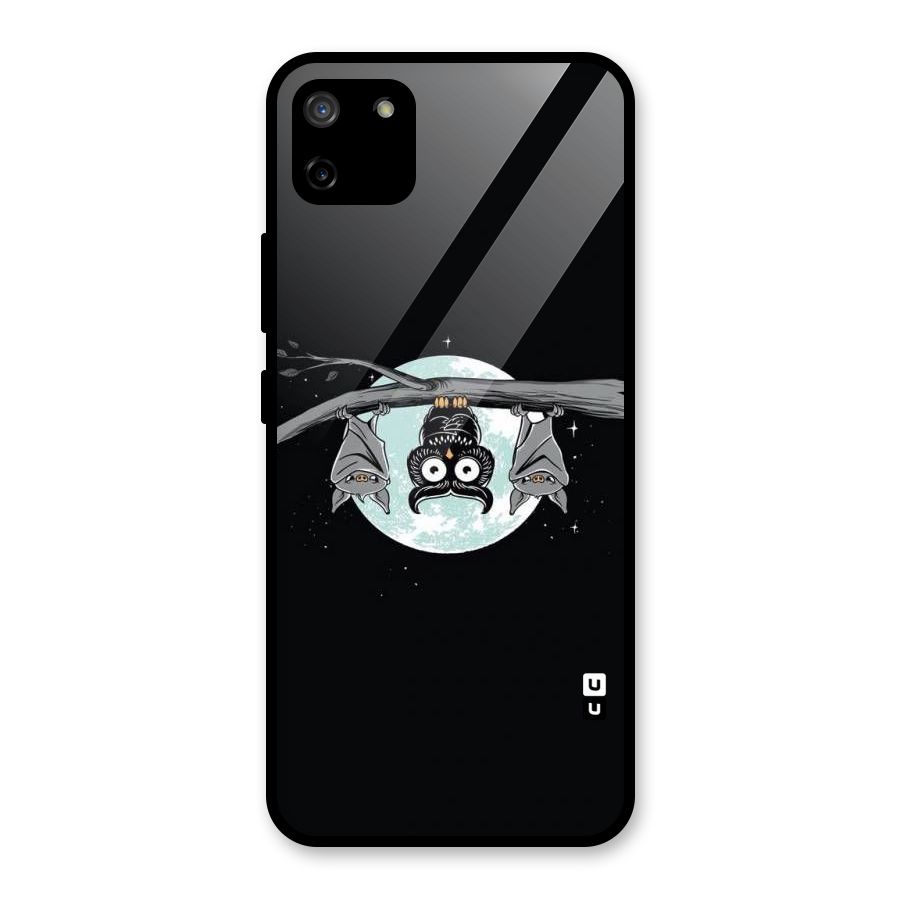 Owl Hanging Glass Back Case for Realme C11