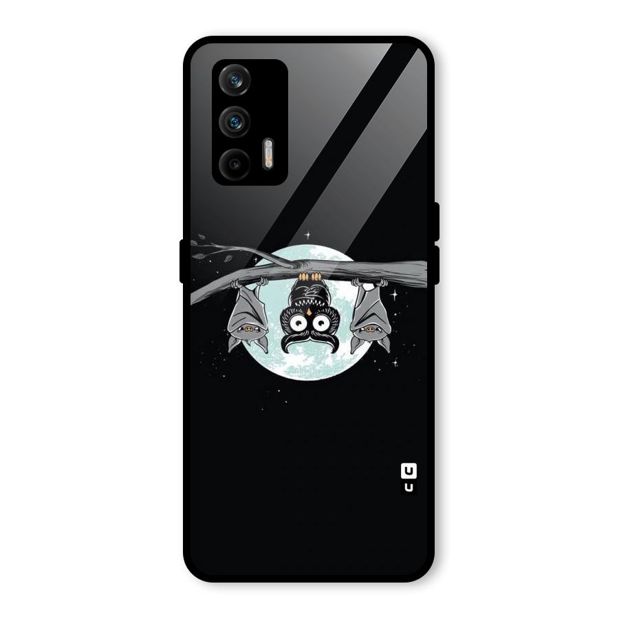 Owl Hanging Glass Back Case for Realme GT 5G